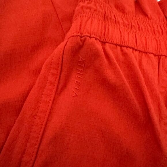 Athleta Trekkie Parachute Pant High Rise Red Size 2 - Picture 10 of 12